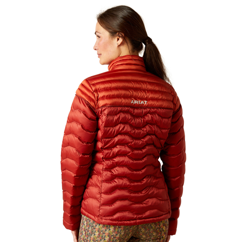 Ariat Women's Ideal Down Jacket - IR Red Ochre/Burnt Brick-1