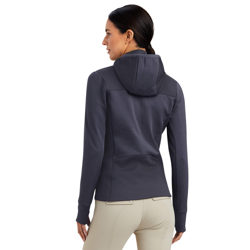 Ariat Women's Lumina Full Zip Sweatshirt - Ebony-1