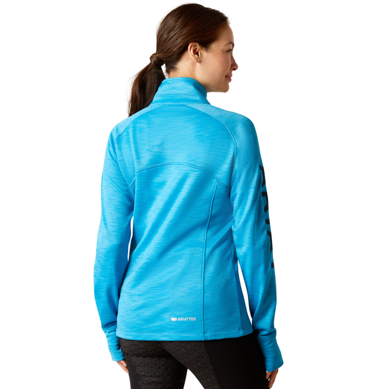 Ariat Women's Tek Team 1/2 Zip Sweatshirt - Hawaiian Surf-1