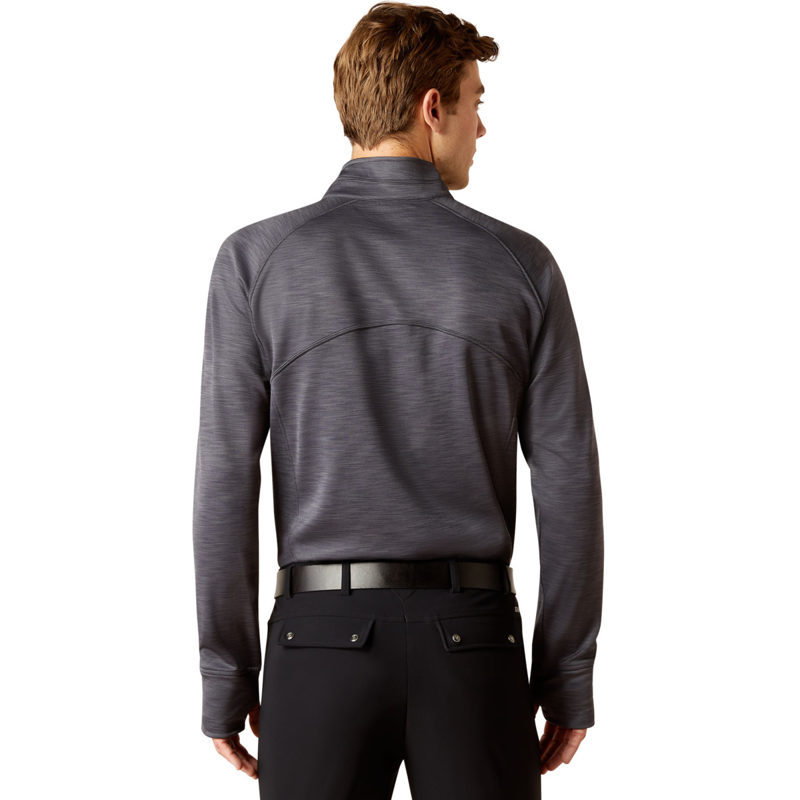 Ariat Men's Tek Team 1/2 Zip Sweatshirt - Ebony-1