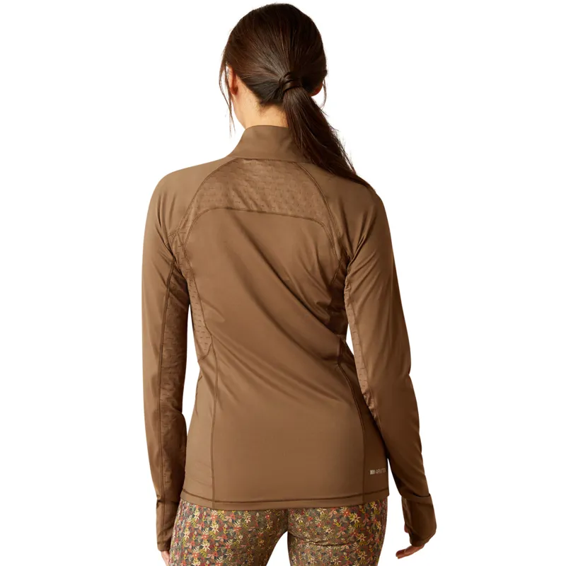 Ariat Women's Lowell 2.0 1/4 Zip Baselayer - Canteen-1