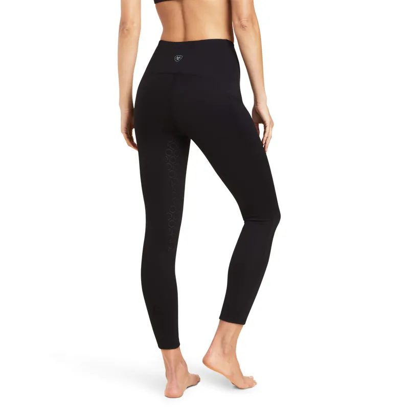 Ariat Women's Venture Thermal Half Grip Tight - Black-1