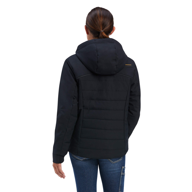 Ariat Women's Rebar Valkyrie Stretch Canvas Insulated Jacket - Black-1
