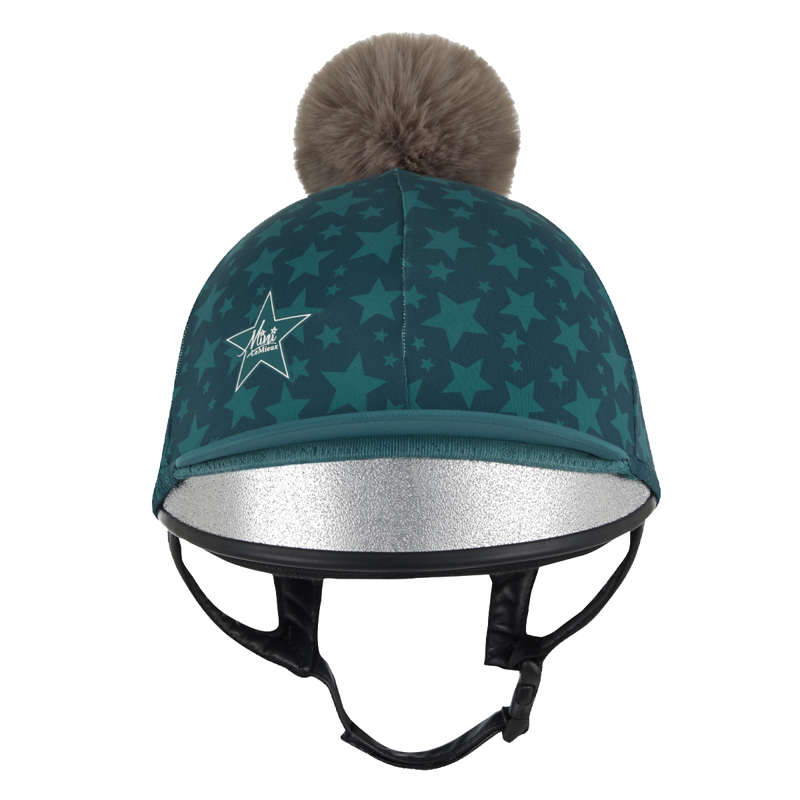LeMieux Mini Pom Hat Silk - Spruce-1