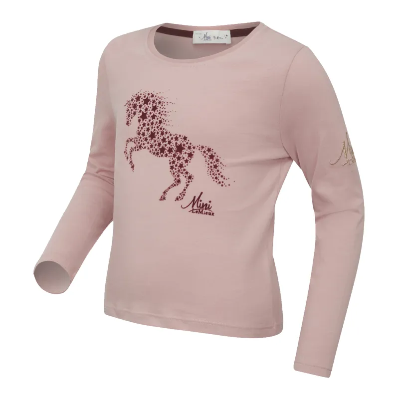 LeMieux Mini Jamie Long Sleeve Top - Pink Quartz-1