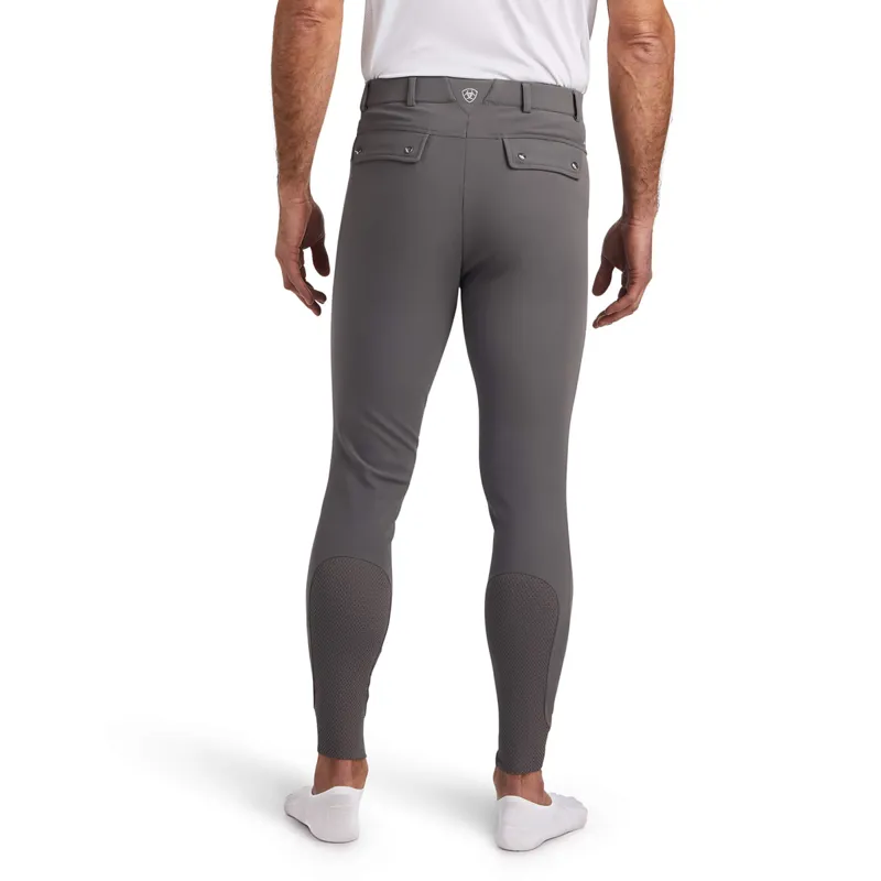 Ariat Men's Tri Factor Grip Knee Patch Breech - Plum Grey-1