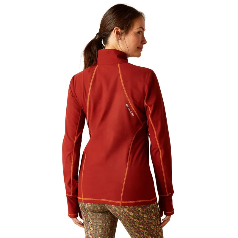 Ariat Women's Ardent Baselayer - Fired Brick-1