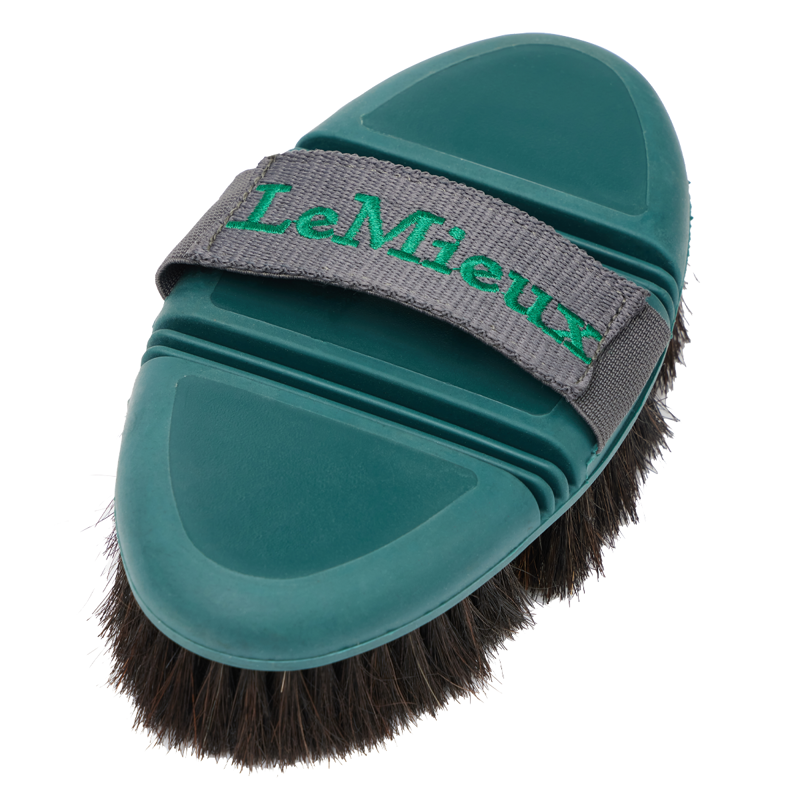LeMieux Flexi Horse Hair Body Brush - Spruce-1