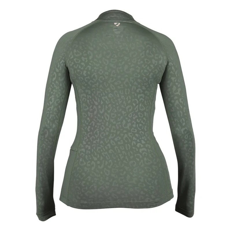 Aubrion Revive Long Sleeve Base Layer - Green-1
