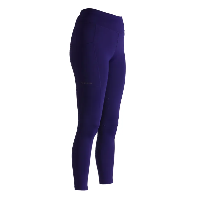 Aubrion Shield Winter Riding Tights - Ink-1