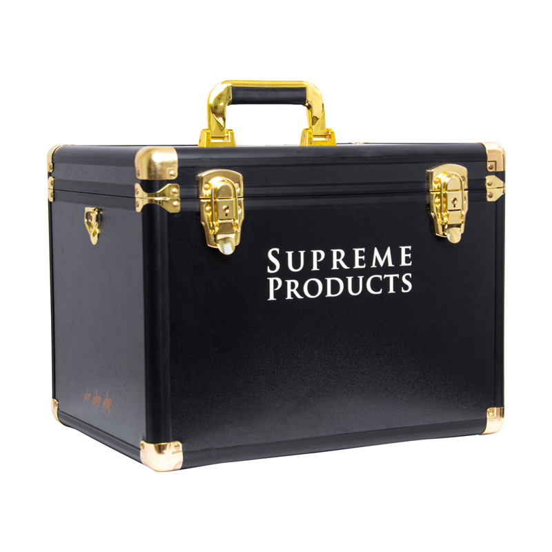 Supreme Products Pro Groom Hardshell Box - Black/Gold-1