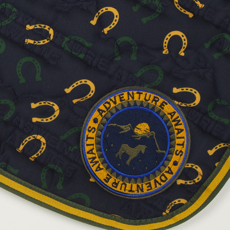 Shires Tikaboo Saddle Pad - Horse Shoe-1