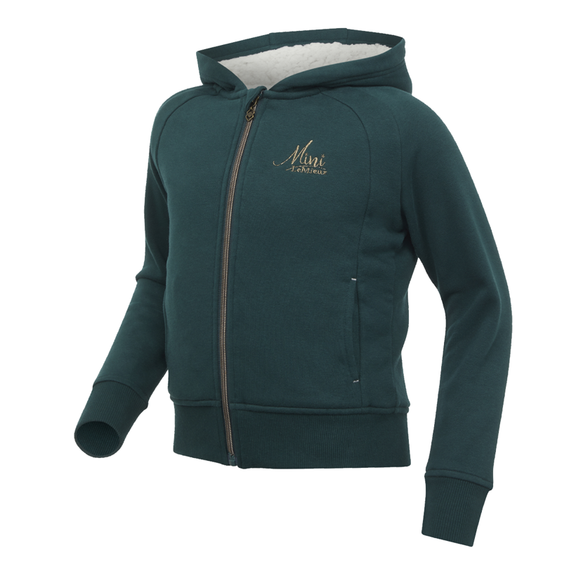 LeMieux Sherpa Lined Lily Hoodie - Spruce-1