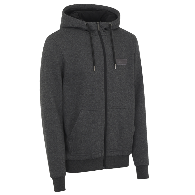 LeMieux Men's Zip Through Fleece Hoodie - Graphite-1