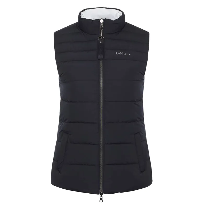 LeMieux Lucille Reversible Reflective Gilet - Navy-1