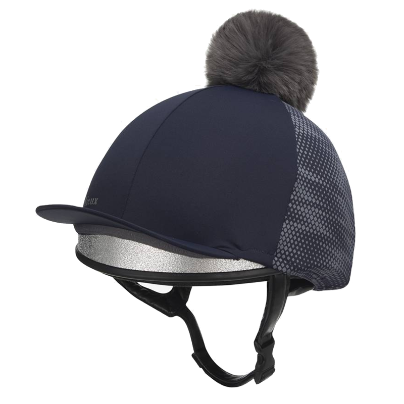 LeMieux Eleanor Pom Hat Silk - Reflective-1
