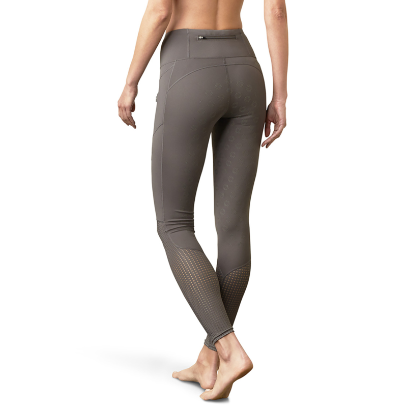 Ariat Women's Eos Full Seat Tights - Plum Grey-1