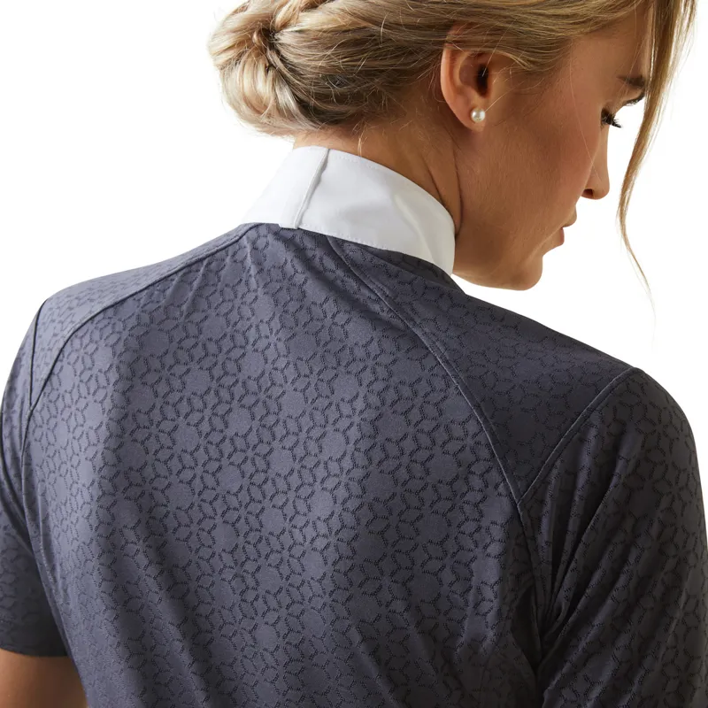 Ariat Women's Showstopper Short Sleeve Show Shirt - Periscope-2