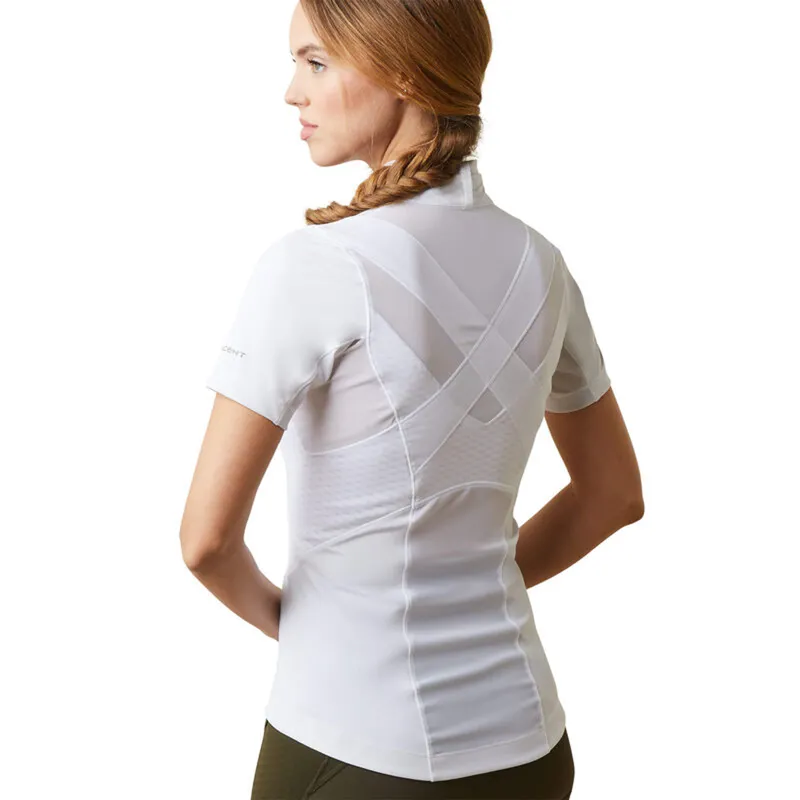 Ariat Women's Ascent Show Shirt - White-1