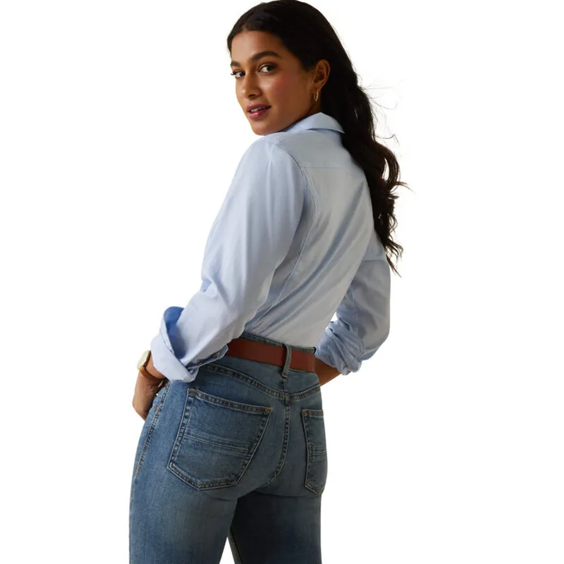 Ariat Women's Tomales Shirt - Powder Blue-1