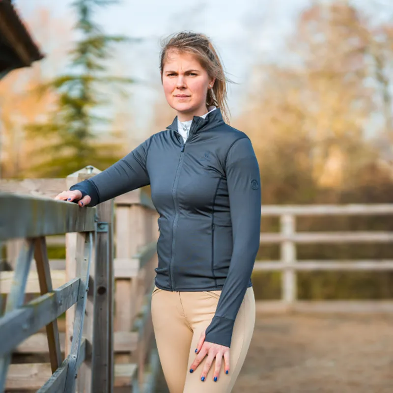 Mark Todd Ladies Stamford Sports Top - Anthracite