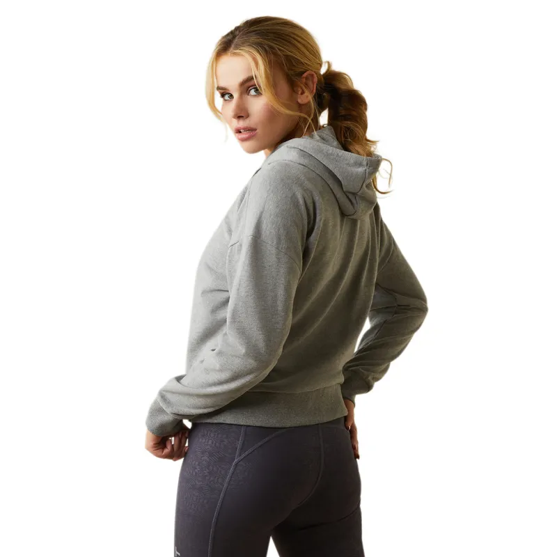 Ariat Women's Just Hoodie - Heather Grey-1