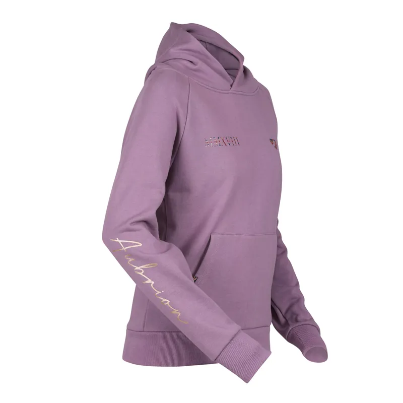Aubrion Young Rider Team Hoodie - Mauve-1