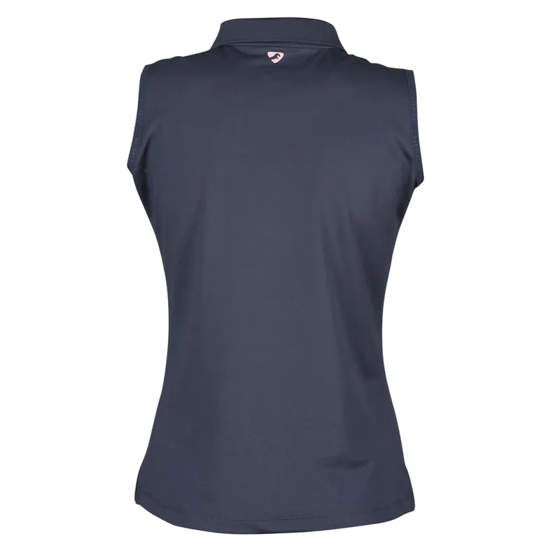 Aubrion Poise Sleeveless Polo - Navy-1