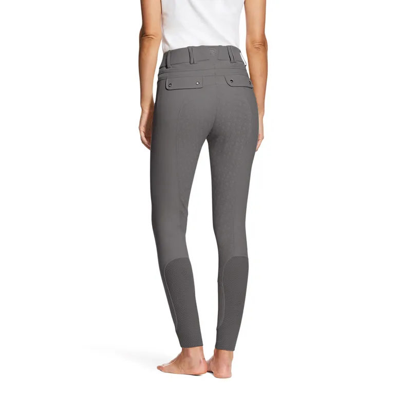 Ariat Women's Tri Factor Grip Full Seat Breeches - Plum Grey-1