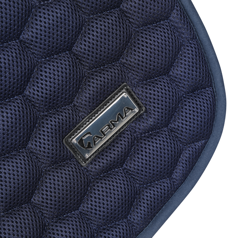 Shires Arma 3D Mesh Saddlecloth - Navy-1