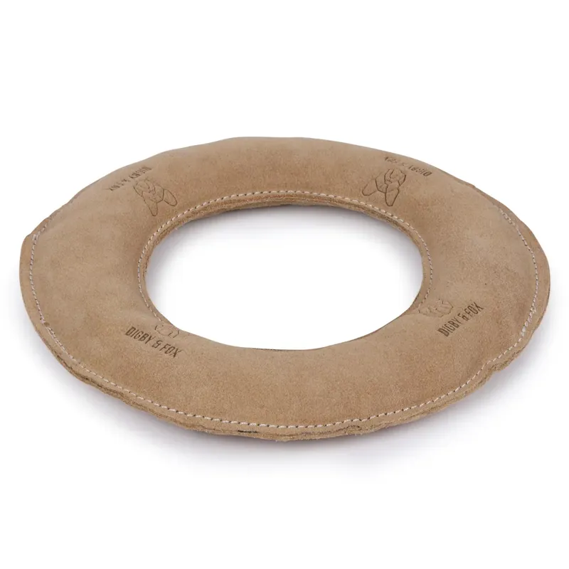 Shires Digby And Fox Leather Frisbee Toy