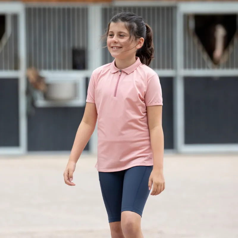 Aubrion Young Rider Non-Stop Shorts - Navy-2