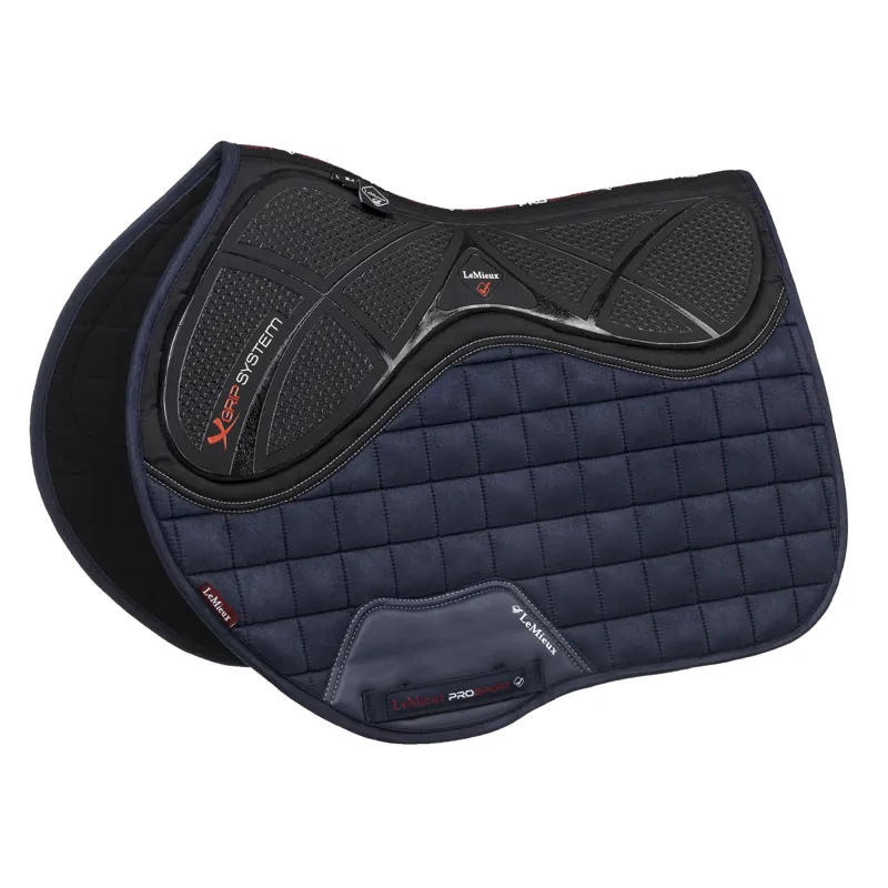 LeMieux X-Grip Silicone EuroJump Square - Navy