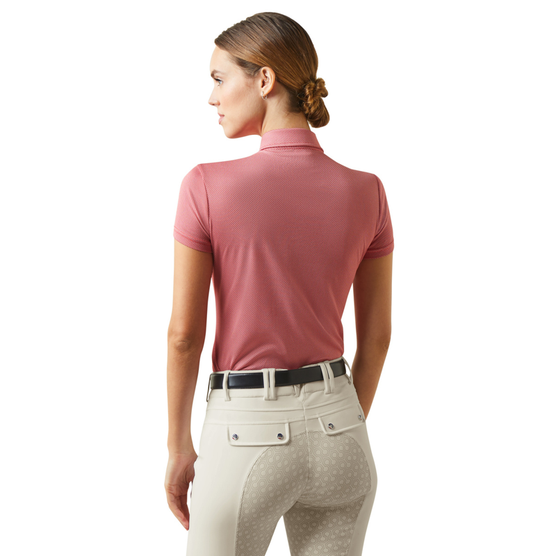 Ariat Women's Talent Polo - Flag Red-1