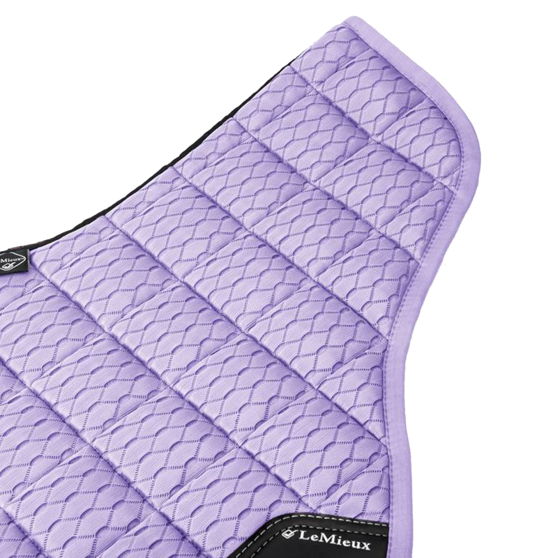 LeMieux Carbon Mesh Close Contact Half Square - Wisteria-1
