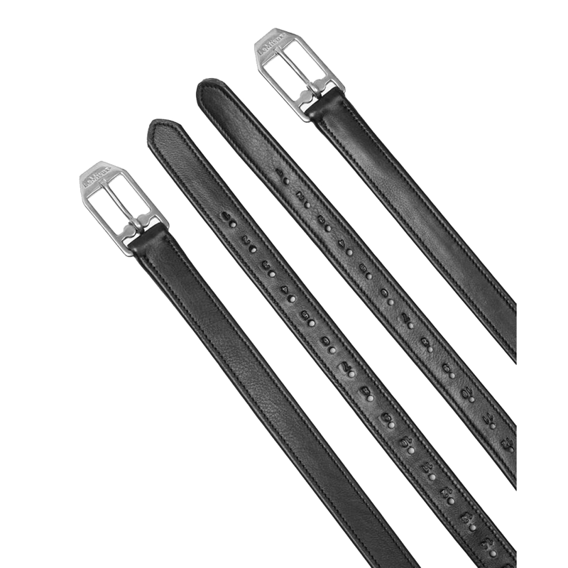 LeMieux Arika Stirrup Leathers - Black-1