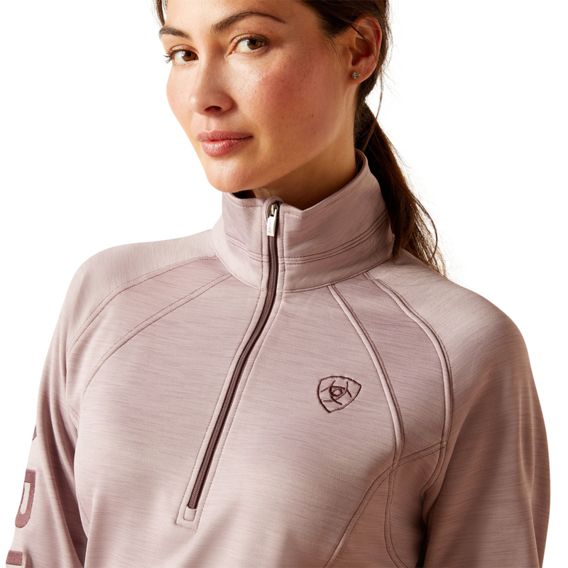 Ariat Women's Tek Team 1/2 Zip Sweatshirt - Quail-2