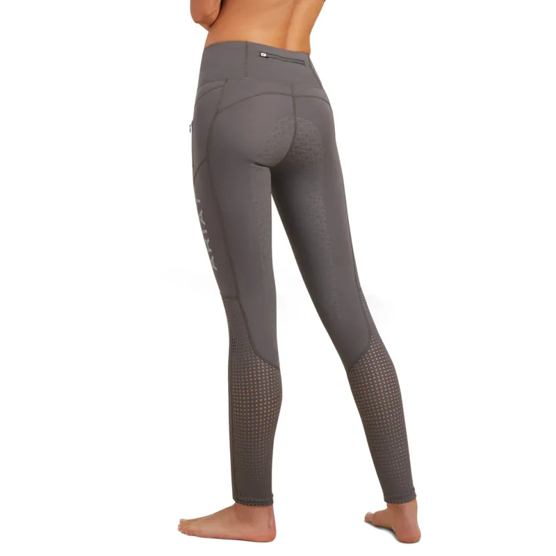 Ariat Women's Eos Full Seat Tights - Plum Grey-2