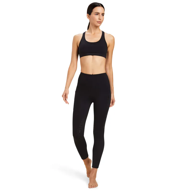 Ariat Women's Venture Thermal Half Grip Tight - Black-2