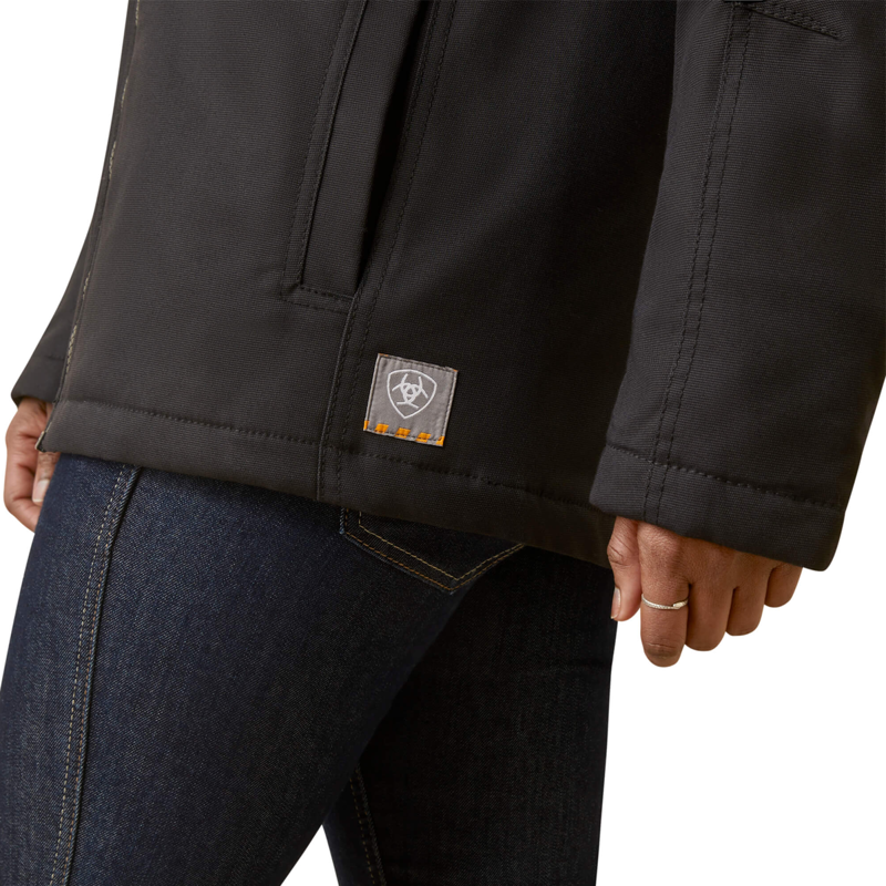 Ariat Women's Rebar DuraCanvas Insulated Jacket - Black-2