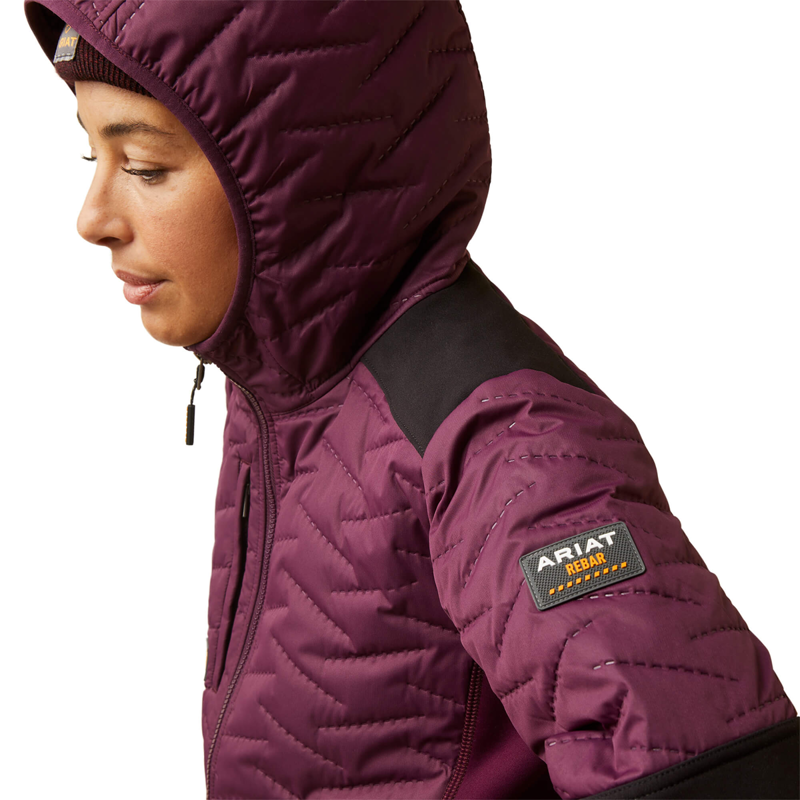 Ariat Women's Rebar Cloud 9 Insulated Jacket - Potent Purple-2