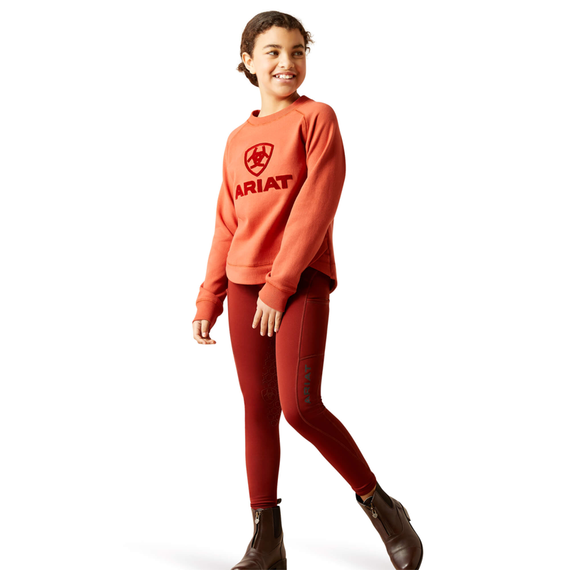 Ariat Youth Benicia Sweatshirt - Burnt Brick-2