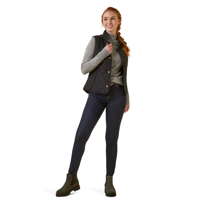Ariat Women's Woodside Vest - Black-2
