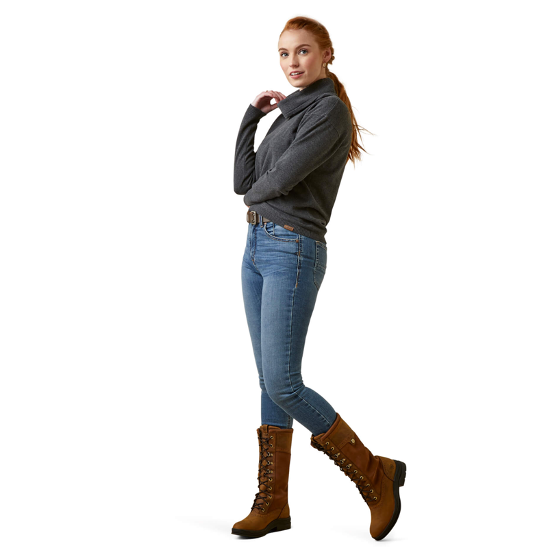 Ariat Women's Lexi Sweater - Charcoal-2