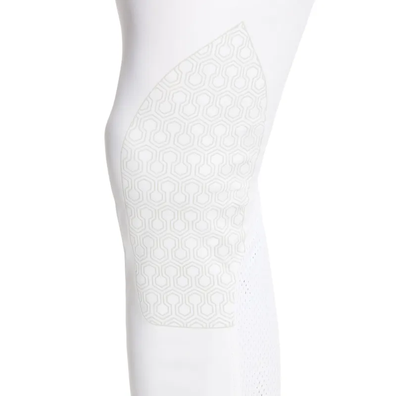 Ariat Men's Tri Factor Grip Knee Patch Breech - White-2