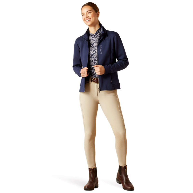 Ariat Women's Bess Full Zip Sweatshirt - Navy Eclipse-2