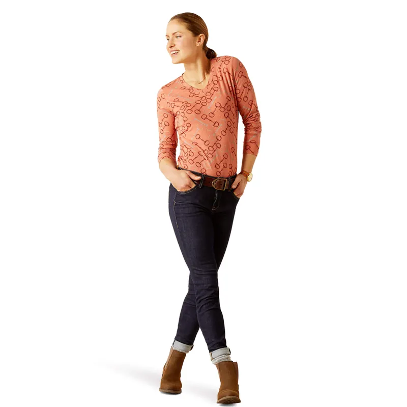 Ariat Women's Burnt Brick Bit T-Shirt - Burnt Brick-2