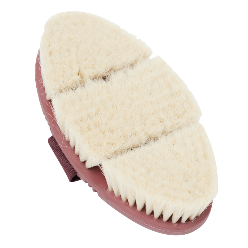 LeMieux Flexi Goat Hair Body Brush - Orchid-2