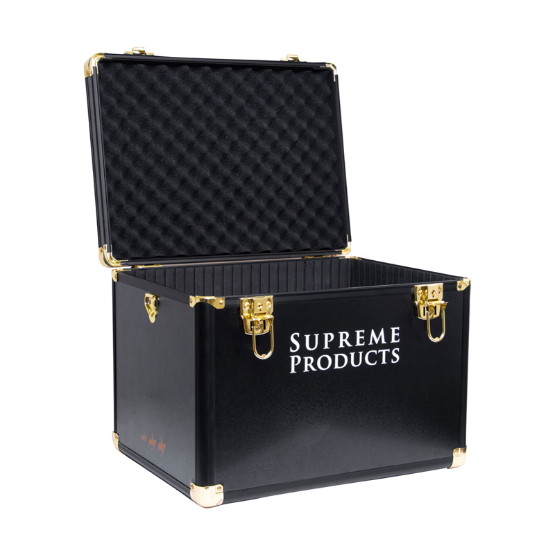Supreme Products Pro Groom Hardshell Box - Black/Gold-2