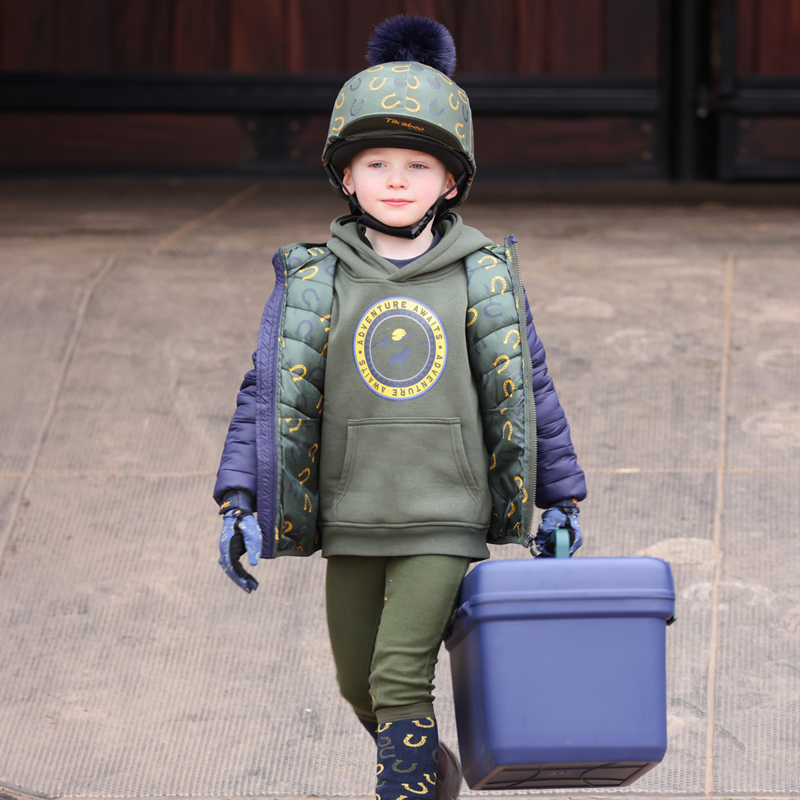 Shires Tikaboo Children's Hat Cover - Horse Shoe-2